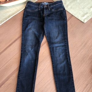 Dark wash Banana Republic Size 0 Denim Jeans.